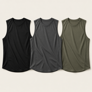 JACKAL Product Sleeveless Training Tops Flatlay