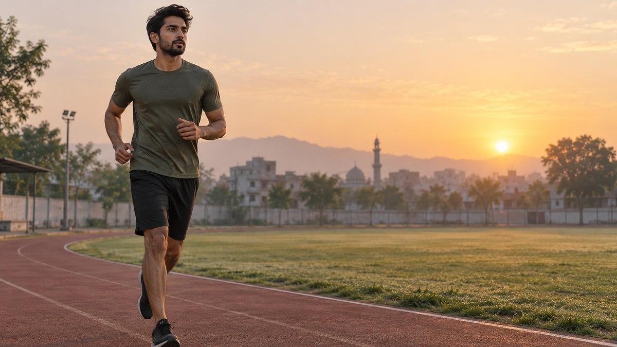 JACKAL motion shorts outdoor training context